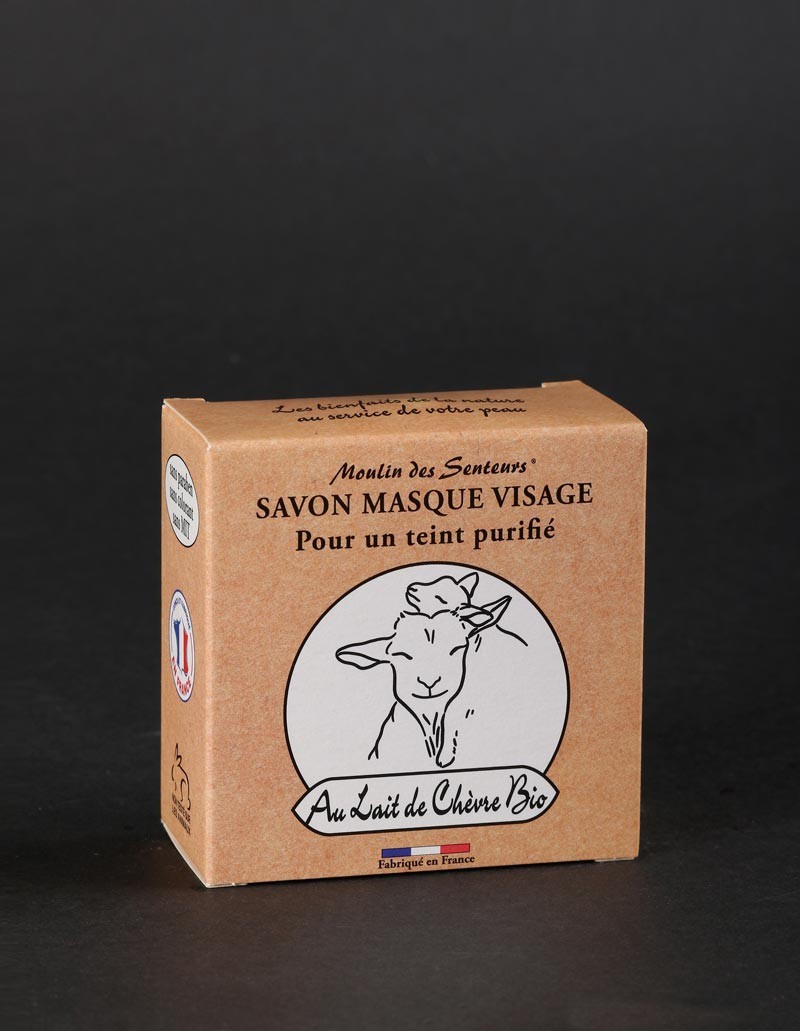 Savon Masque Visage au Lait de Chèvre Bio 100 gr